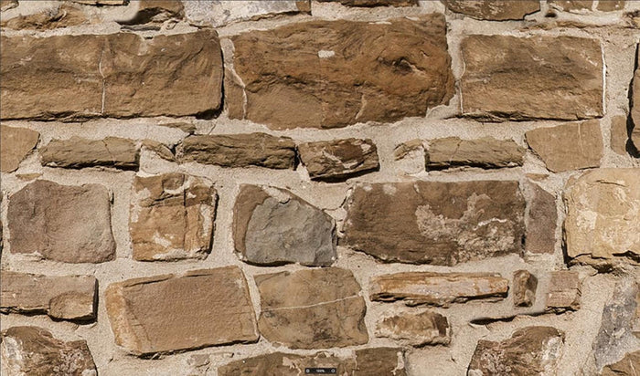 3D Stone Wall Wallpaper: Restaurant Cafe Decor, Removable Self-Adhesive