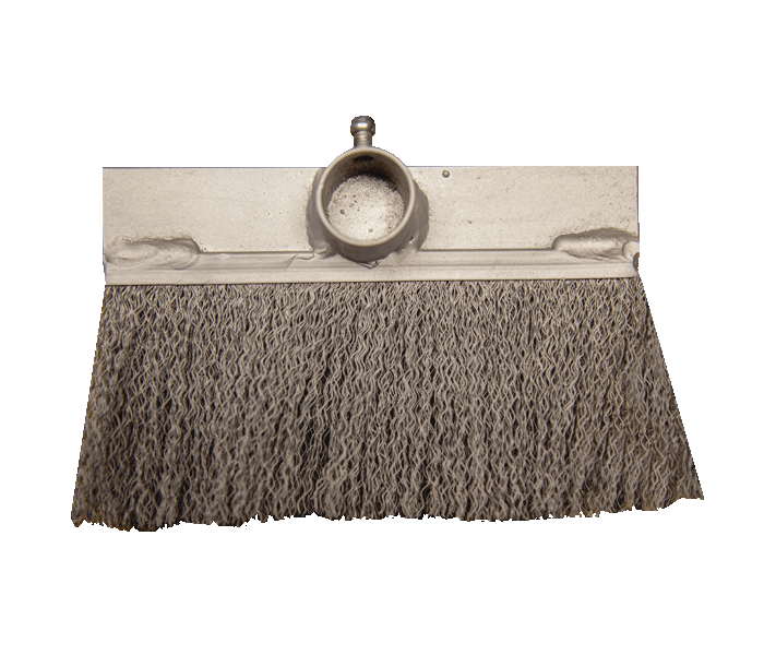 6-inch cremation chamber clean-out strip brush Model 1030-PBR6, crematory maintenance tool