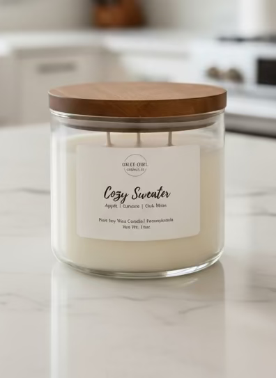 Cozy Sweater Large Soy Candle | 3 Wick