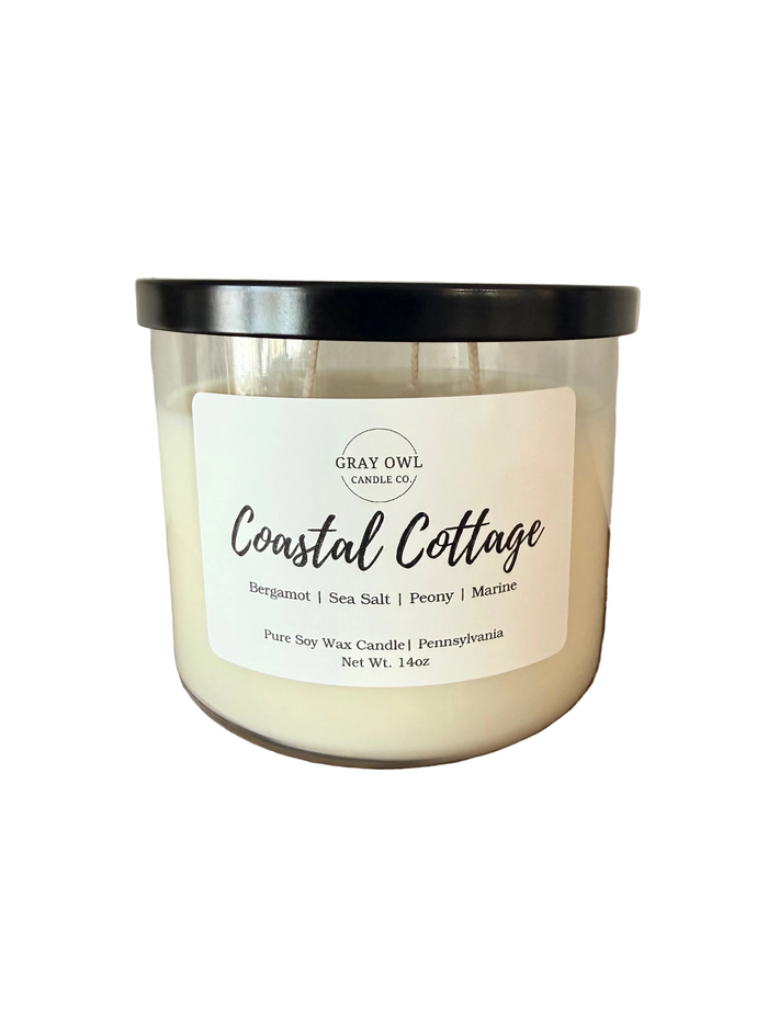 Coastal Cottage Large Candle | 3 Wick