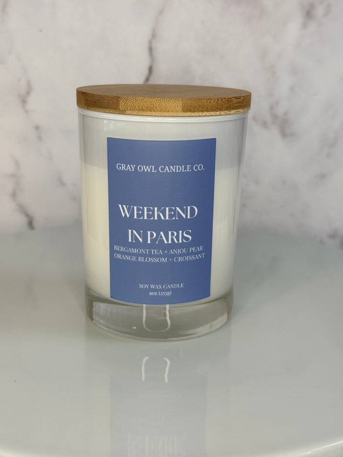 Weekend in Paris Candle