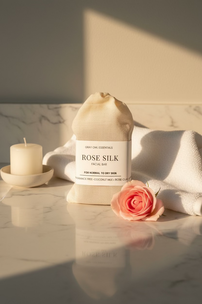 Rose Silk Facial Bar | Dry to Normal Skin