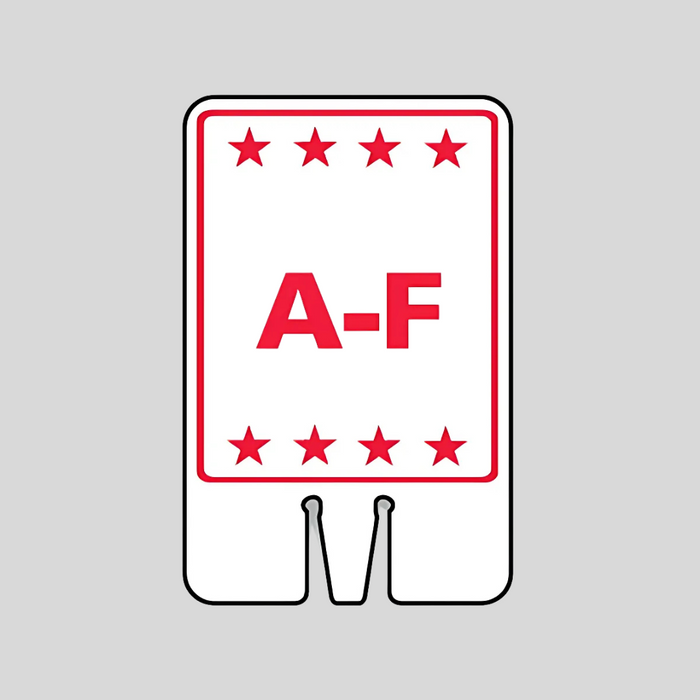 A-F Cone Topper Sign (SG-311I1)