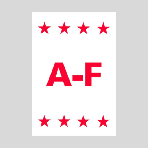 A-F Corrugated A-Frame Sign (SG-311F)