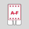 A-F DOUBLE-SIDED Cone Topper Sign (SG-311I2)