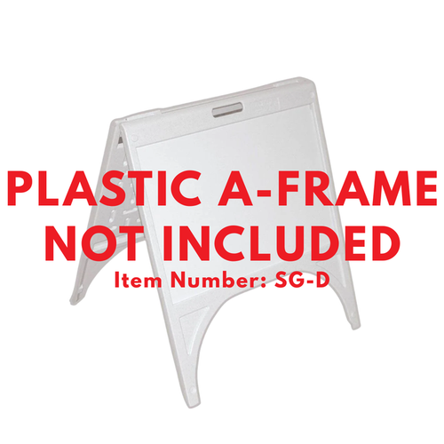 A-F PLEASE HAVE PHOTO ID READY Small A-Frame Sign (SG-318D)