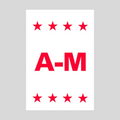 A-M DOUBLE-SIDED Metal A-Frame Sign (SG-309A2)