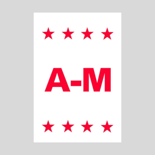 A-M DOUBLE-SIDED Metal A-Frame Sign (SG-309A2)