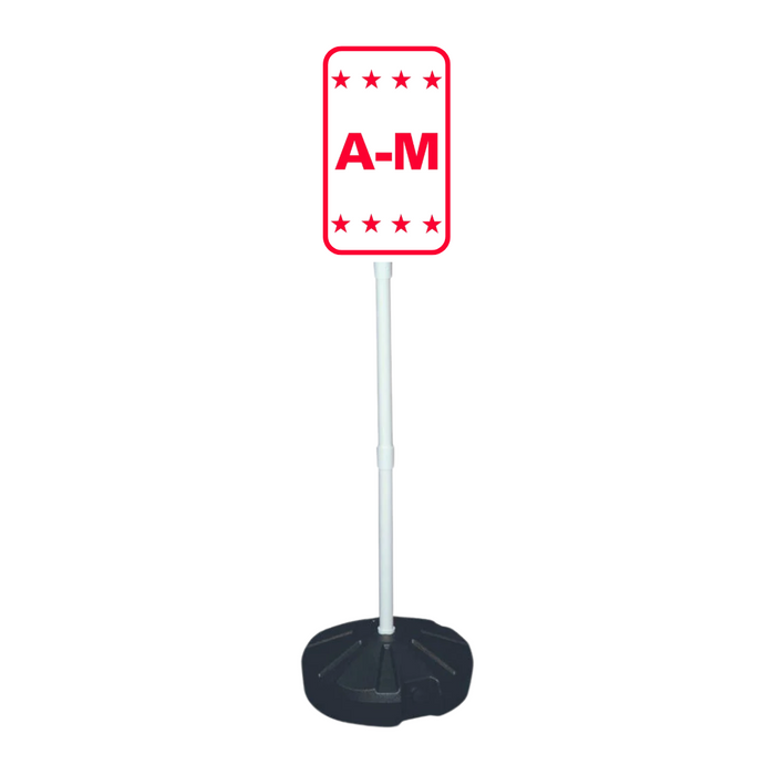 A-M Weightable Base Sign (SG-309H)