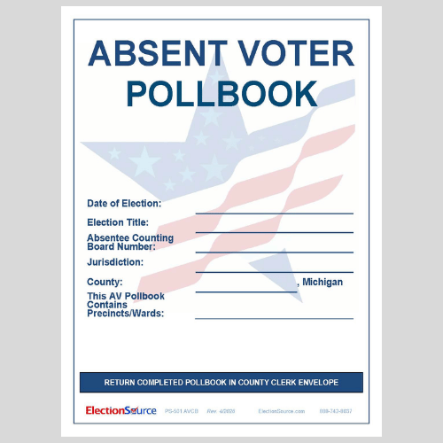 Absent Voter Poll Book (PS-501AVCB)