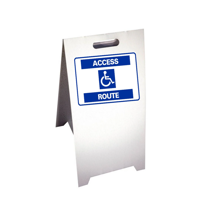 ACCESS ROUTE Corrugated A-Frame Sign - Multi (SG-110G)