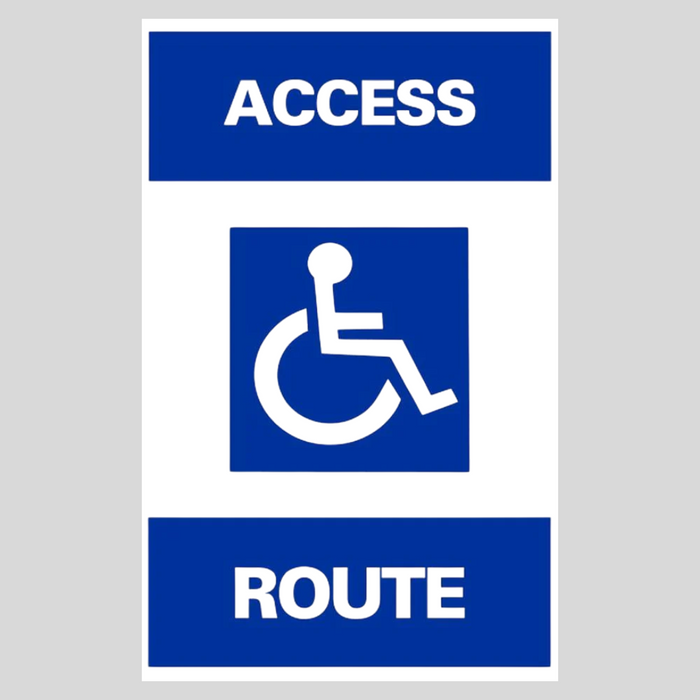 ACCESS ROUTE Corrugated A-Frame Sign (SG-110F)