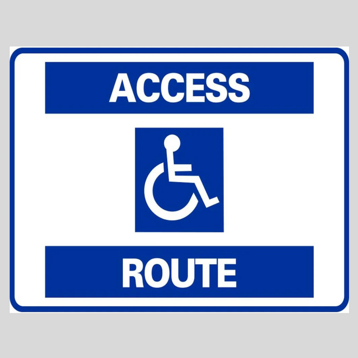 ACCESS ROUTE H-Stake Sign (SG-110D2)