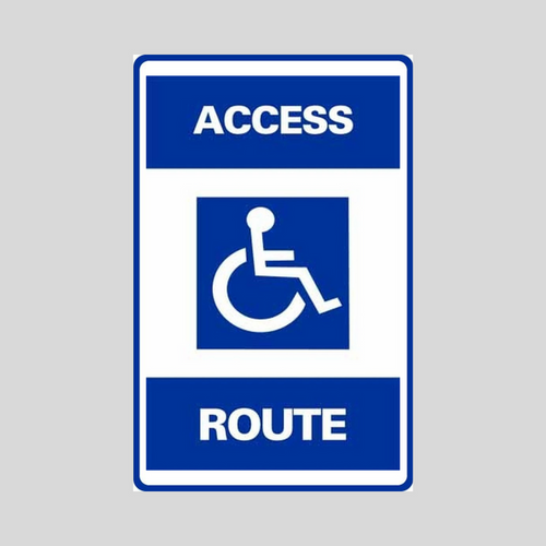 ACCESS ROUTE Medium A-Frame Sign (SG-110C)