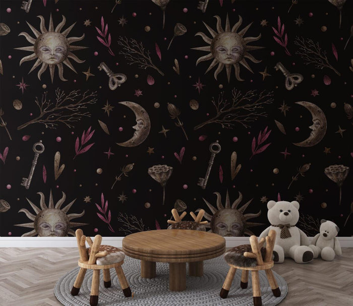 Airplane Hot Air Balloon Wallpaper: Kids Nursery Decor (Peel and Stick)