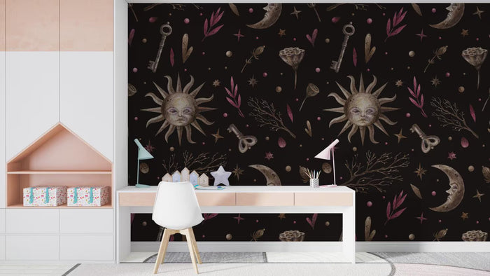 Airplane Hot Air Balloon Wallpaper: Kids Nursery Decor (Peel and Stick)