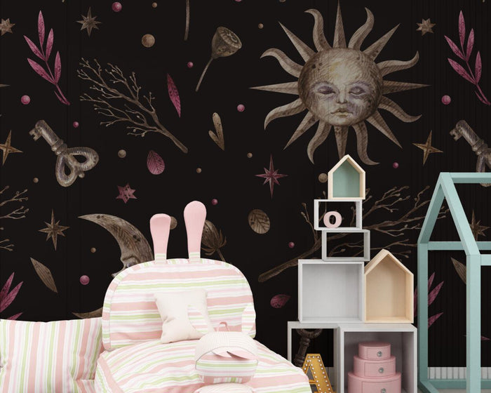 Airplane Hot Air Balloon Wallpaper: Kids Nursery Decor (Peel and Stick)
