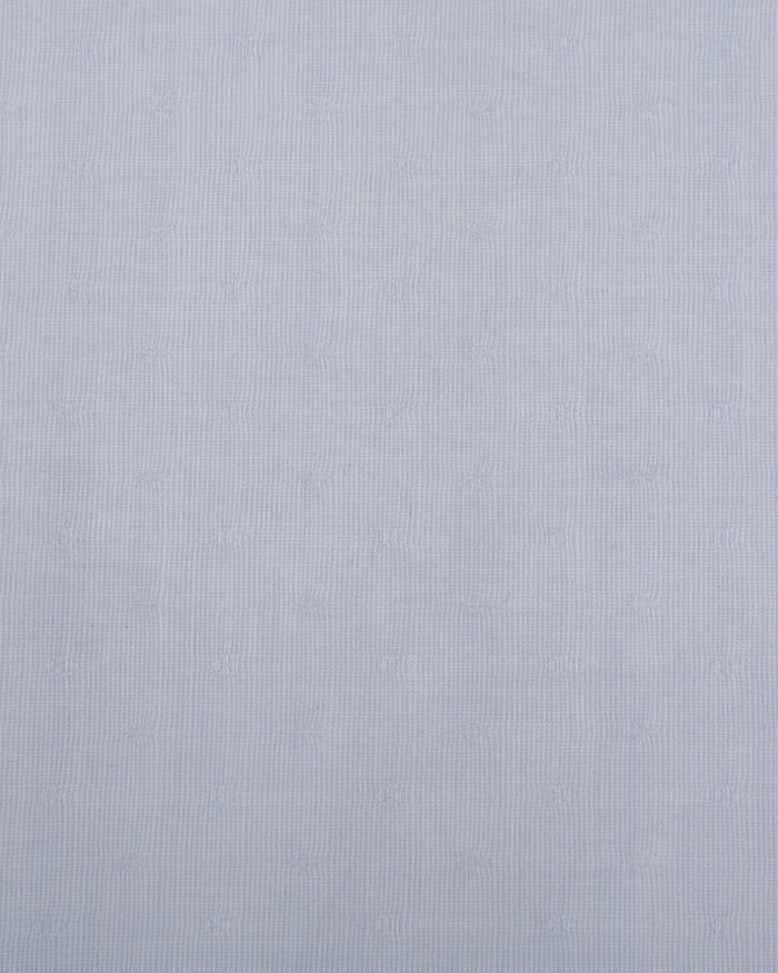 Albini: Light Blue Self Flower Weave