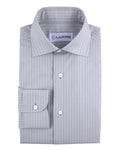 Alumo Grey and Blue Alternate Stripes