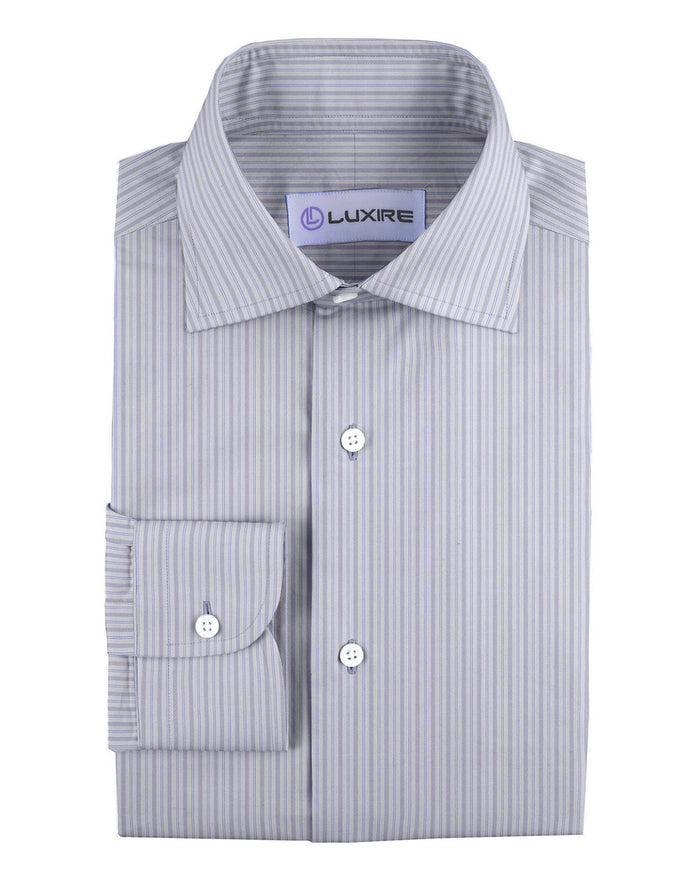 Alumo Grey and Blue Alternate Stripes