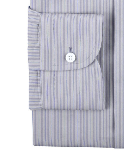 Alumo Grey and Blue Alternate Stripes