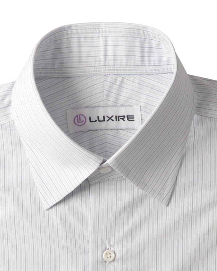 Alumo Light Grey And Light Blue Alternate Stripes