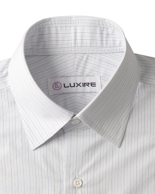 Alumo Light Grey And Light Blue Alternate Stripes