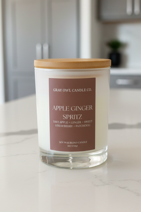 Apple Ginger Spritz Candle