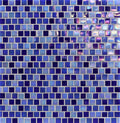 Aquarius Oceanic Iridescent Recycled Glass Mosaic at BELK Tile - AQR-5/8x5/8-OCEANIC