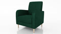 ARMCHAIR CARLO 74x90cm KRONOS 19ARMCHAIR CARLO is a beautiful free-standing chair made from strong, durable materials like pine wood, chipboard, fibreboard, and beech legs. The seat is carefully crafted with a corrugated spring and high-quality foam for a