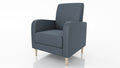 ARMCHAIR CARLO 74x90cm PAROS 06ARMCHAIR CARLO is a beautiful free-standing chair made from strong, durable materials like pine wood, chipboard, fibreboard, and beech legs. The seat is carefully crafted with a corrugated spring and high-quality foam for ad