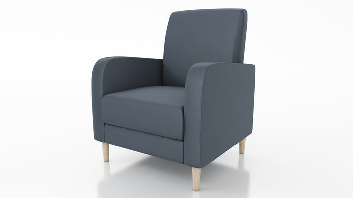 ARMCHAIR CARLO 74x90cm PAROS 06ARMCHAIR CARLO is a beautiful free-standing chair made from strong, durable materials like pine wood, chipboard, fibreboard, and beech legs. The seat is carefully crafted with a corrugated spring and high-quality foam for ad