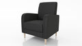 ARMCHAIR CARLO 74x90cm SAWANA 14ARMCHAIR CARLO is a beautiful free-standing chair made from strong, durable materials like pine wood, chipboard, fibreboard, and beech legs. The seat is carefully crafted with a corrugated spring and high-quality foam for a