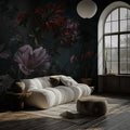 Artistic Floral Pattern Wallpaper; Peel-and-Stick, Deluxe Textured Wallpaper