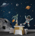 Astronaut Wallpaper: Planets, Stars, Solar System Mural