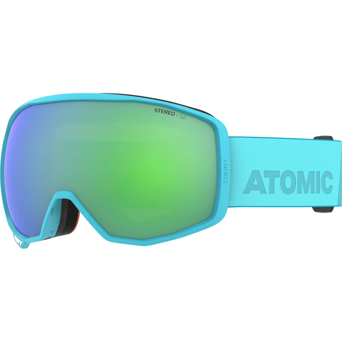 ATOMIC COUNT STEREO W/GREEN ST C2 goggles - blue - ATOMIC - Evelostore