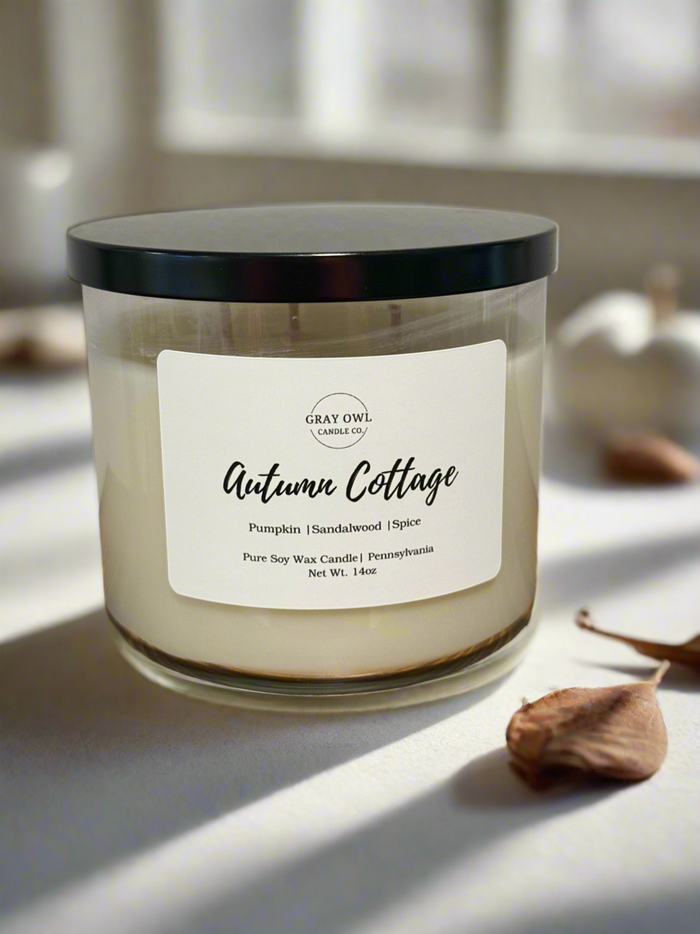 Autumn Cottage Large Soy Candle | 3 Wick