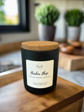 Barber Shop Wooden Wick Candle