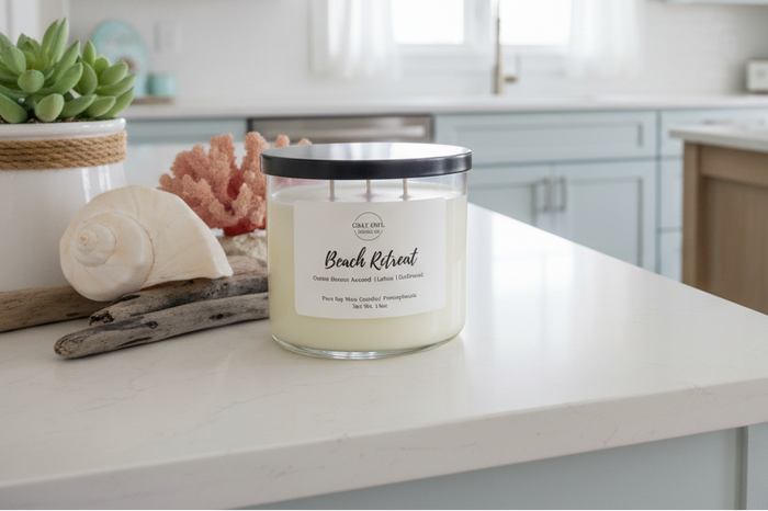 Beach Retreat Large Soy Candle | 3 Wick