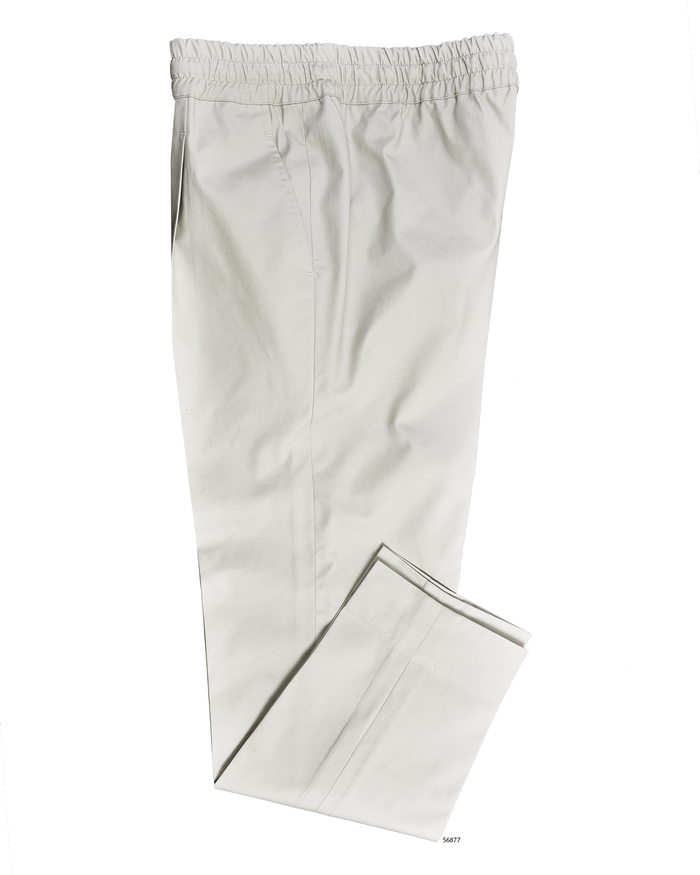 Beige Drawstring Pants