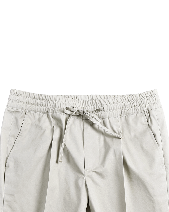 Beige Drawstring Pants
