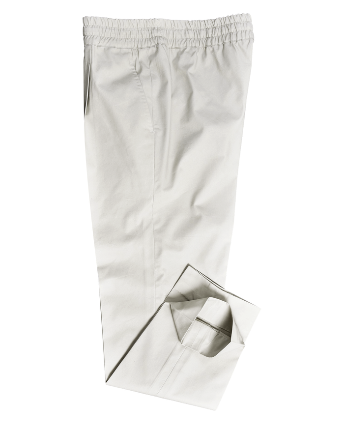 Beige Drawstring Pants