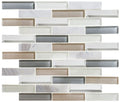 Bella Glass Tiles Beveled Castle Series BCA654 Newport Blue