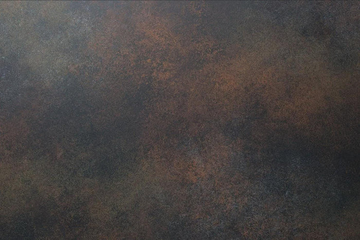 Black and Copper Concrete Wallpaper: Rusty Deco Art Wall Mural