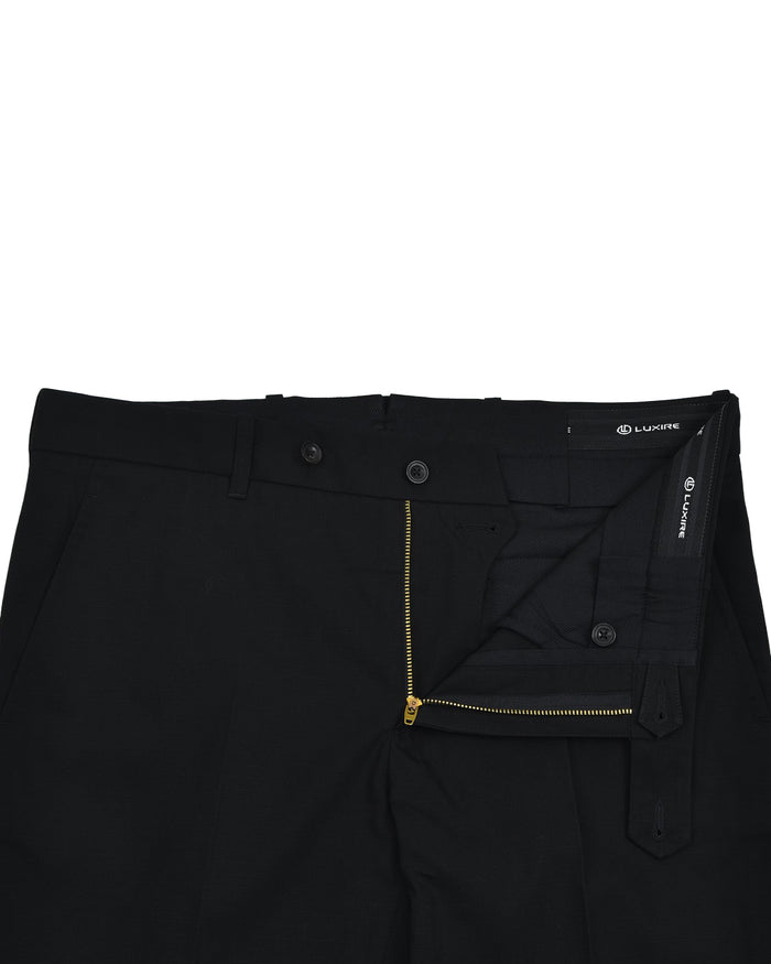 Black Ripstop Chino Pants