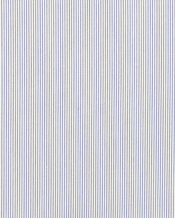 Blue Hairline Stripe On white Shirt