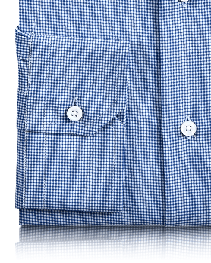 Blue Micro Checks
