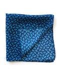 Blue Paisley Pocket Square
