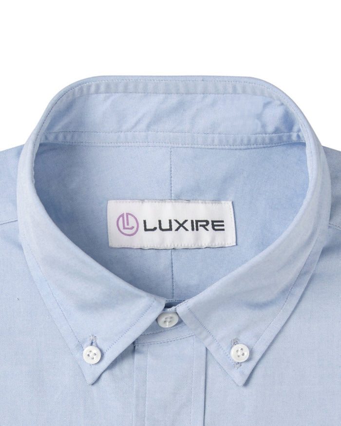 Blue Pinpoint Oxford