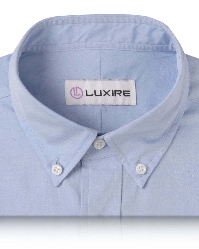Blue Pinpoint Oxford
